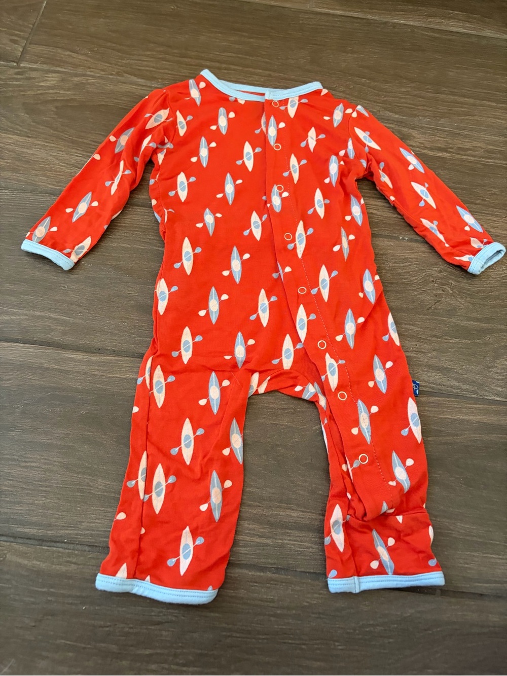 Kickee Pants One-Piece Pajama- 3-6 months